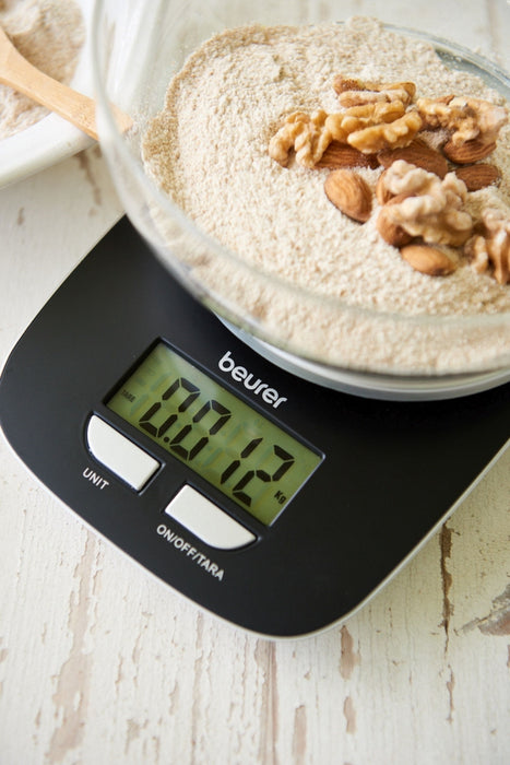 Beurer KS 25 kitchen scale; Bowl with 1.2 litre capacity;3 kg / 1 g