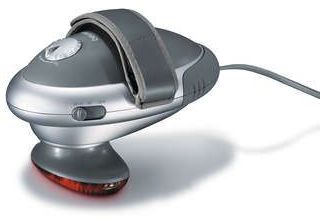 Beurer MG 70 infrared massager; Tapping massage; 2 function levels; 2 interchangeable massage attachments; removable handle