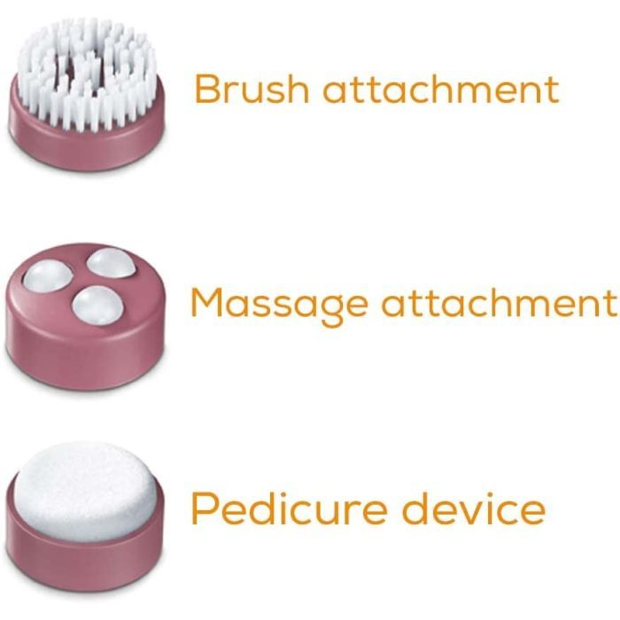 Beurer FB 35 Foot spa with aromatherapy, Foot spa with pedicure, temperature control, massage & magnetic field application; 3 attachments; 3 functions