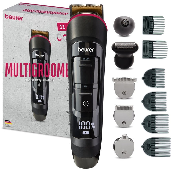 Beurer MN9X body groomer, 11 attachments with 16 cutting lengths for trimming