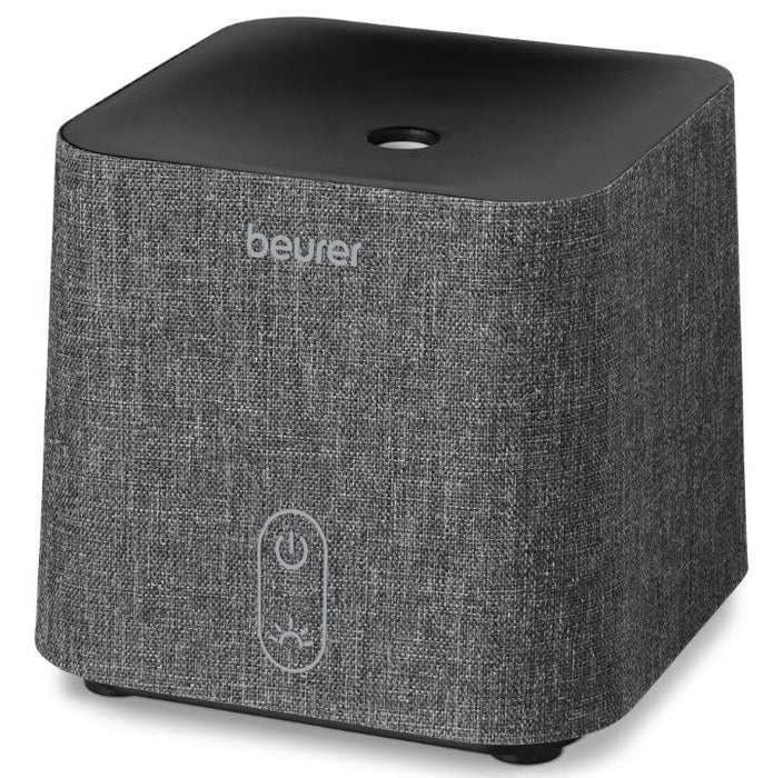Beurer LA 35 Aroma diffuser, Micro-fine ultrasonic atomisation, Two-level LED light, up to 20 m2, 12W, fabric cover, automatic switch-off