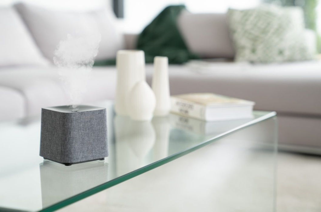 Beurer LA 35 Aroma diffuser, Micro-fine ultrasonic atomisation, Two-level LED light, up to 20 m2, 12W, fabric cover, automatic switch-off
