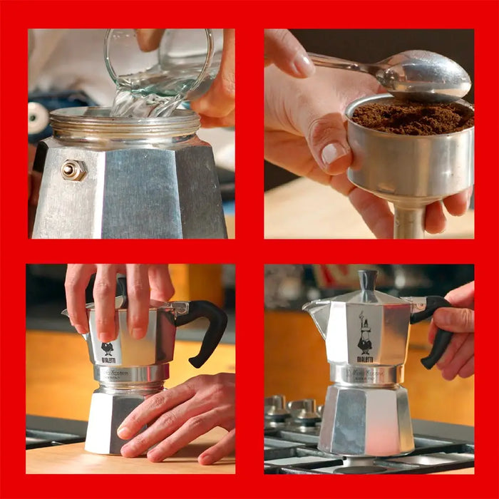 Bialetti Moka Express Moka pot 0.06 L Aluminium Black - Tea and coffee makersAGD-ZAP<<<Home Appliance
