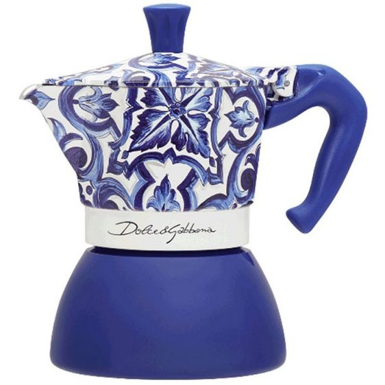 Coffee maker Bialetti Dolce&Gabbana Moka Induction Mediterranean Blue for 6 cups