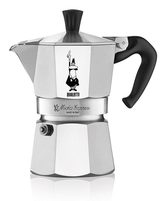 Bialetti Moka Express Moka pot 0.2 L Aluminium, Black