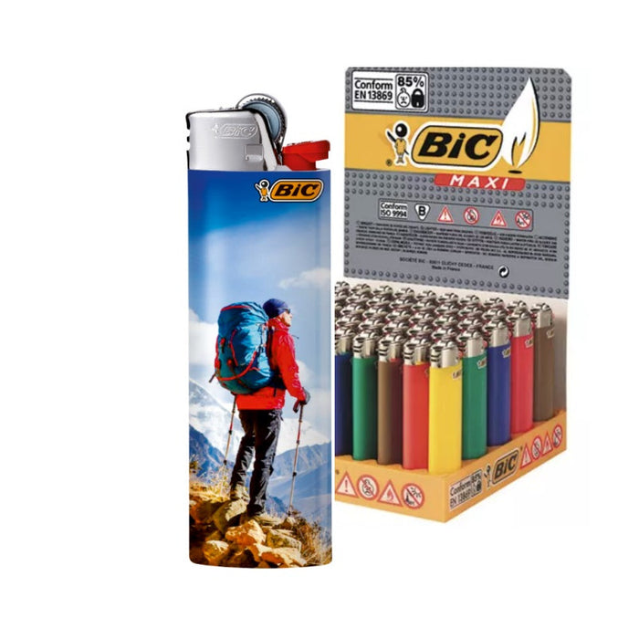 LIGHTER J26 MAXI BULGARIAN DECORATIONS 50 pcs. BIC