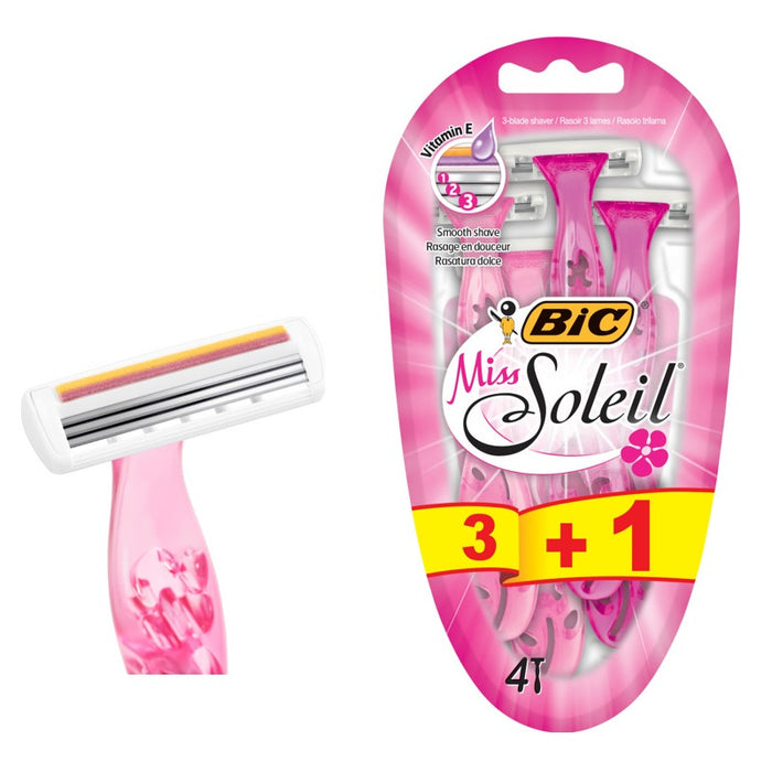 MISS SOLEIL BL 3+1 BIC SHAVER