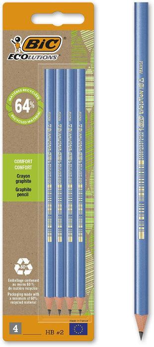 PENCIL WITHOUT RUBBER EVOLUTION TRIANGULAR B4 BIC