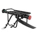 Bicycle Rear Rack with fender and reflector Rockbros HJ1008-1 (black) - Parts and tools<<<Bicycle