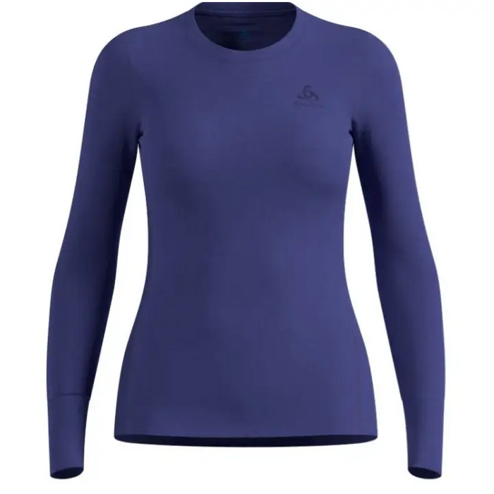 Bielizna termoaktywna z długim rękawem Odlo BL TOP crew neck l/s MERINO 200 roz. S Niebieska - Thermoactive