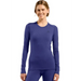 Bielizna termoaktywna z długim rękawem Odlo BL TOP crew neck l/s MERINO 200 roz. S Niebieska - Thermoactive