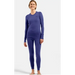 Bielizna termoaktywna z długim rękawem Odlo BL TOP crew neck l/s MERINO 200 roz. S Niebieska - Thermoactive