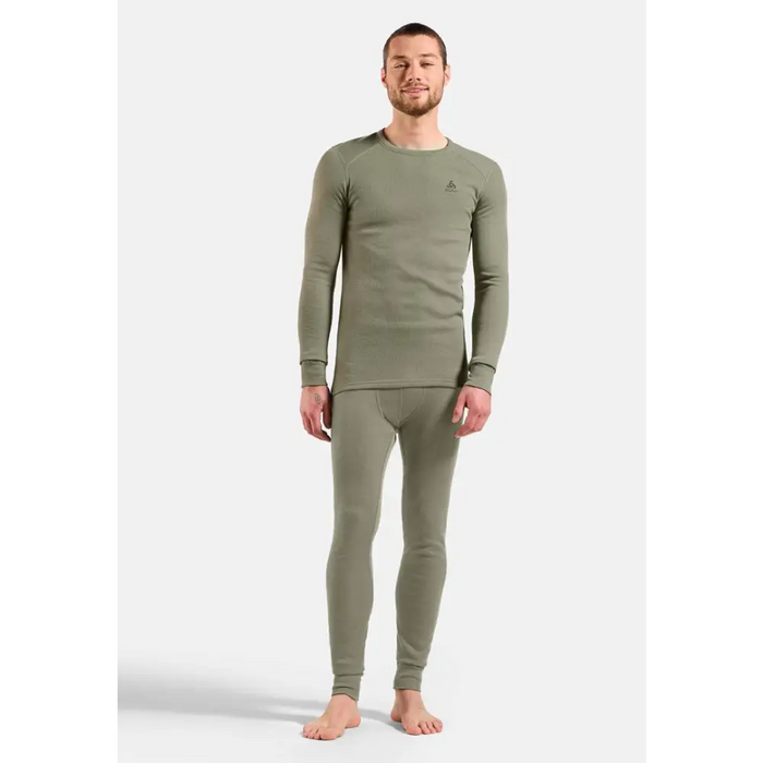 Bielizna termoaktywna z długim rękawem Odlo BL TOP crew neck l/s ACTIVE WARM roz. L Szara - Thermoactive