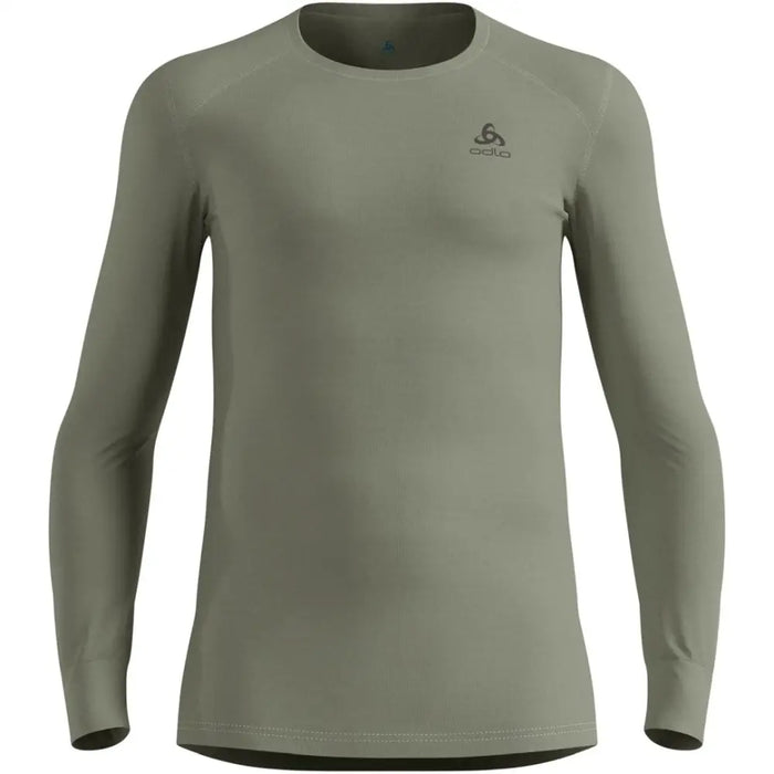 Bielizna termoaktywna z długim rękawem Odlo BL TOP crew neck l/s ACTIVE WARM roz. L Szara - Thermoactive