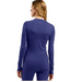 Bielizna termoaktywna z długim rękawem Odlo BL TOP crew neck l/s MERINO 200 roz. S Niebieska - Thermoactive