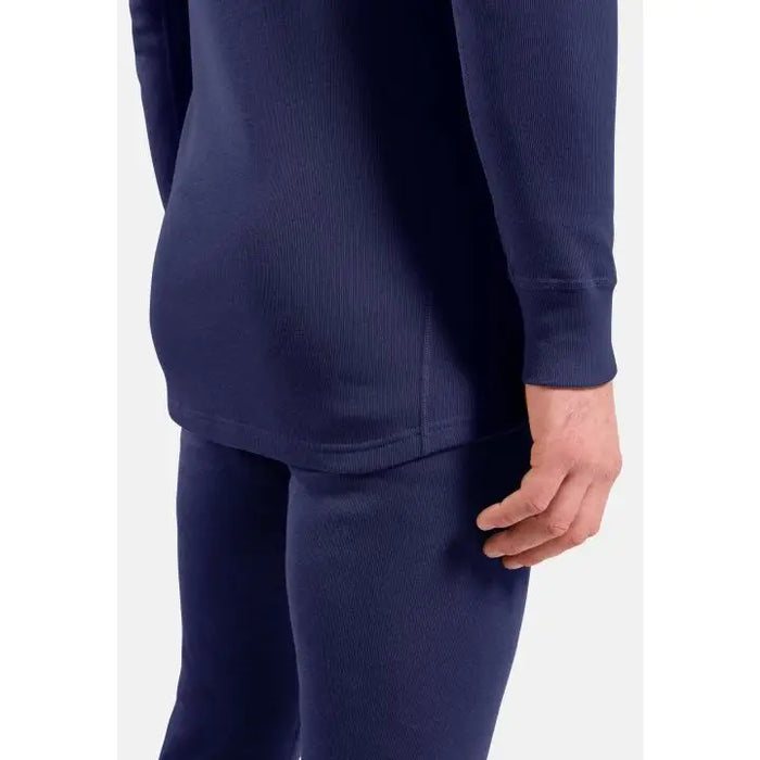 Bielizna termoaktywna z długim rękawem Odlo BL TOP crew neck l/s ACTIVE WARM roz. M Niebieska - Thermoactive