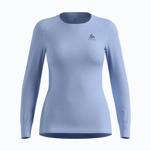Bielizna termoaktywna z długim rękawem Odlo BL TOP crew neck s/s ACTIVE WARM roz. M Niebieska - Thermoactive