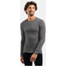 Bielizna termoaktywna z długim rękawem Odlo BL TOP crew neck s/s ACTIVE WARM roz. S Ciemnoszary - Thermoactive