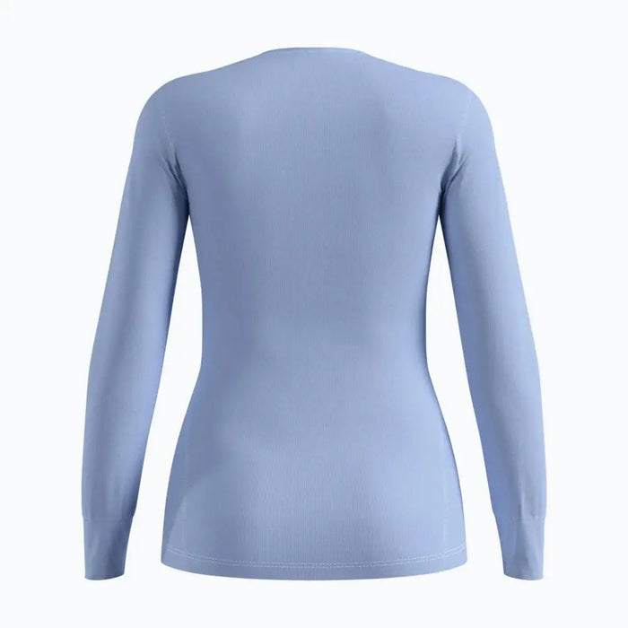 Bielizna termoaktywna z długim rękawem Odlo BL TOP crew neck s/s ACTIVE WARM roz. S Niebieska - Thermoactive