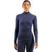 Bielizna termoaktywna z długim rękawem Odlo BL TOP turtle neck l/s ACTIVE WARM roz. M Niebieska - Thermoactive