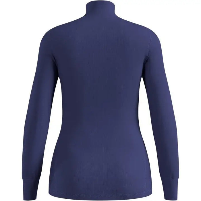 Bielizna termoaktywna z długim rękawem Odlo BL TOP turtle neck l/s ACTIVE WARM roz. M Niebieska - Thermoactive