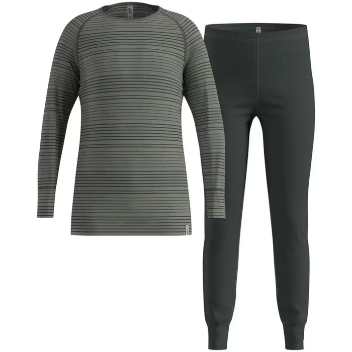 Bielizna termoaktywna - zestaw Odlo Set ACTIVE WARM Special Set roz. M Szara - Thermoactive underwearODM-BTE<<<Military