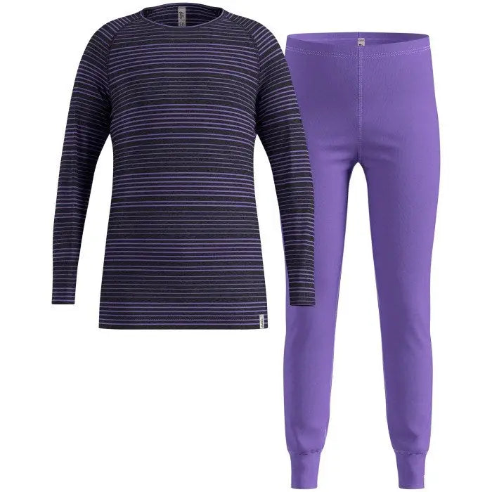 Bielizna termoaktywna - zestaw Odlo Set long ACTIVE WARM SET roz. 116cm Czarna - Thermoactive