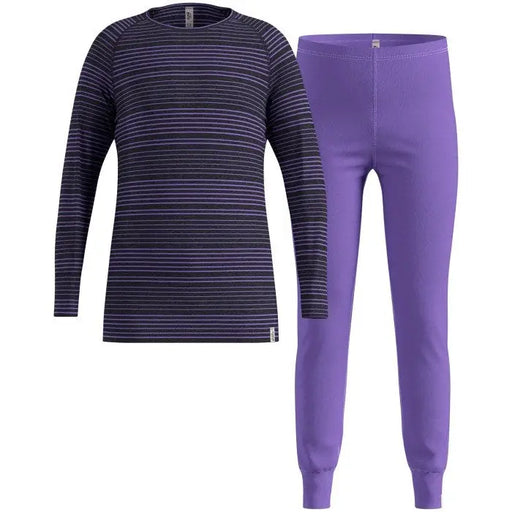 Bielizna termoaktywna - zestaw Odlo Set long ACTIVE WARM SET roz. 140cm Czarna - Thermoactive
