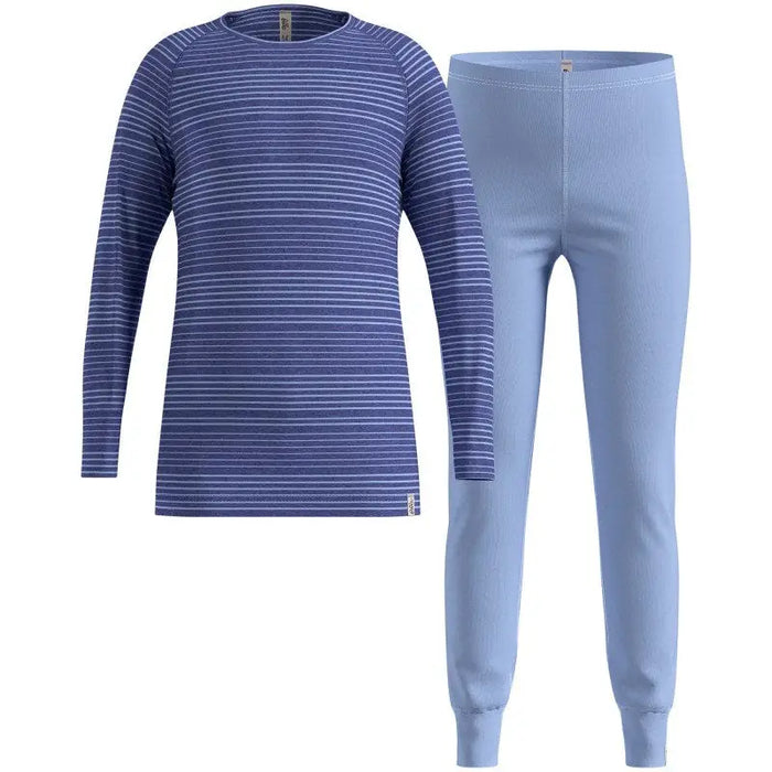 Bielizna termoaktywna - zestaw Odlo Set long ACTIVE WARM SET roz. 152cm Granatowa - Thermoactive