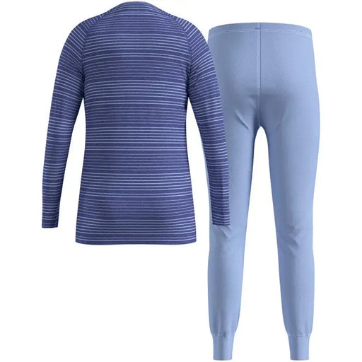 Bielizna termoaktywna - zestaw Odlo Set long ACTIVE WARM SET roz. 92cm Niebieska - Thermoactive