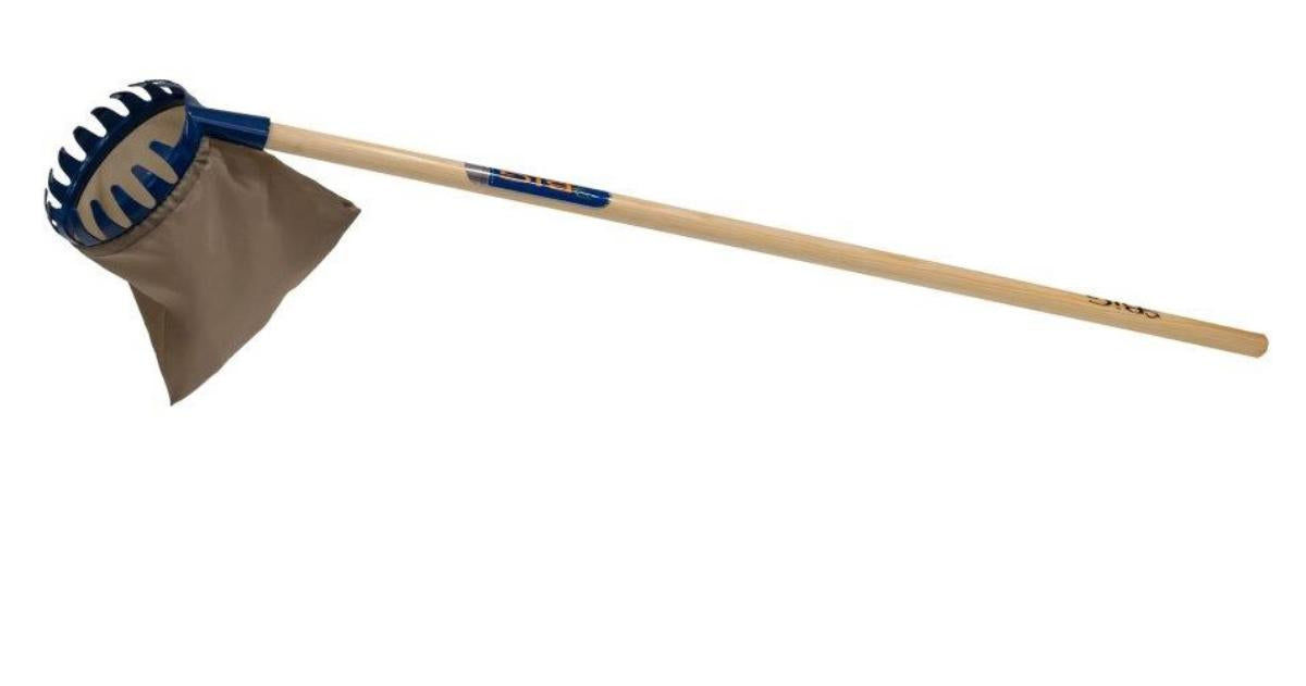 FRUIT PICKER WITH WOODEN HANDLE 170 CM BIG
