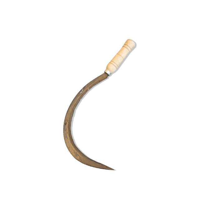 SICKLE WITH WOODEN HANDLE BIG