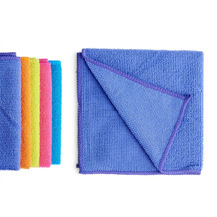 Cleaning cloths Multicolour 30 x 30 x 0,02 cm 15,5 x 31,5 x 2,5 cm (12 Units)