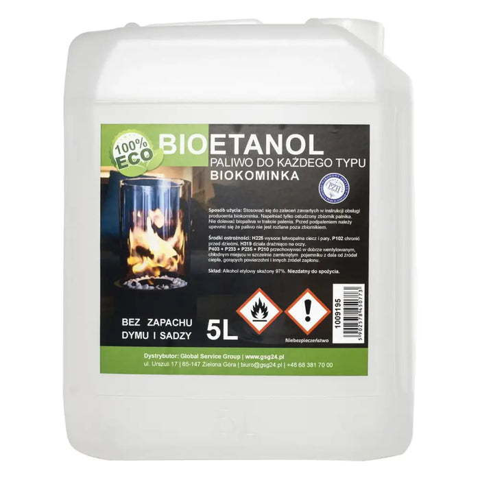 Bio alcohol bio ethanol BIO fuel for bio fireplace 5L - *Temporary category<<<HurtelXML