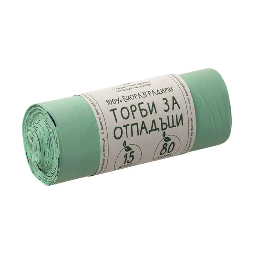 BIO WASTE BAGS 80 L 15 PCS SCANCLEAN - Кошове и торби за отпадъци<<<Домашни потреби<<<Кухня<<<Praktiker