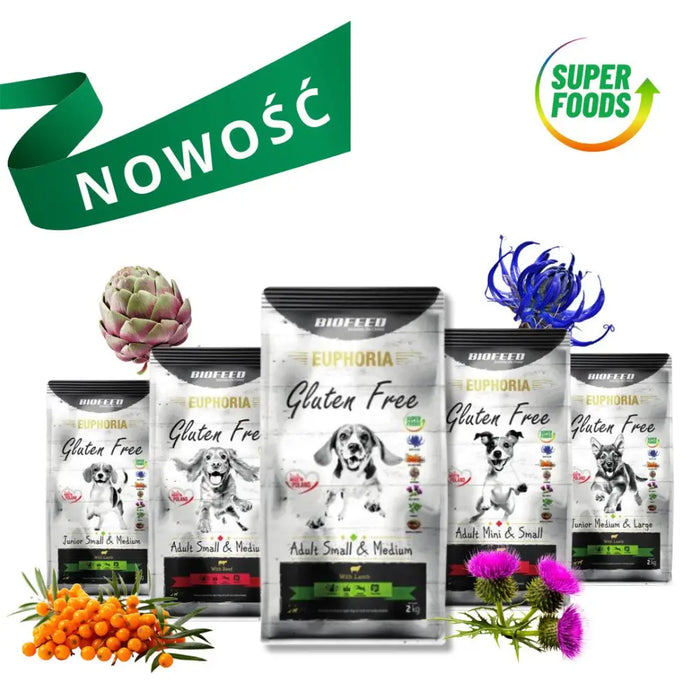 BIOFEED Euphoria Gluten Free Adult mini & small Beef - dry dog food - 12kg - Dry foodDLP-KAS<<<For the dogDLP<<<ActionPL