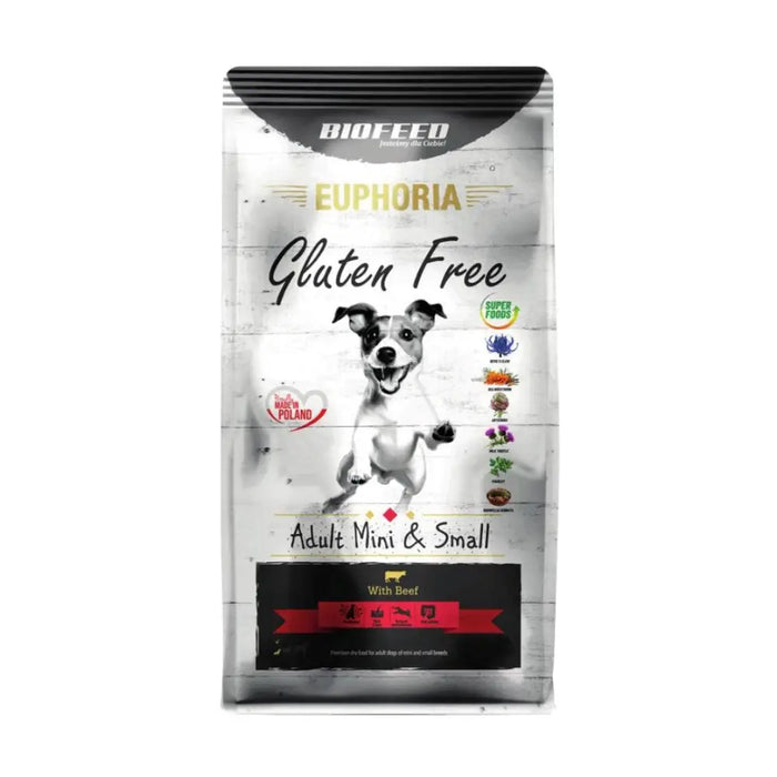 BIOFEED Euphoria Gluten Free Adult mini & small Beef - dry dog food - 12kg - Dry foodDLP-KAS<<<For the dogDLP<<<ActionPL