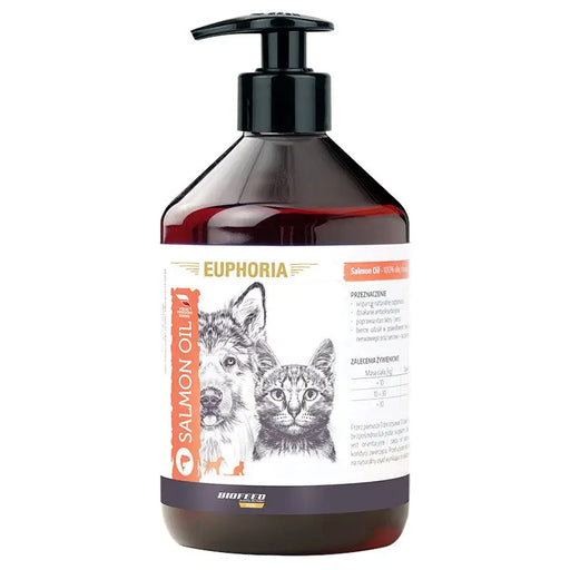 BIOFEED Euphoria - salmon oil - 1l - Universal medicinal preparations (for dogs and cats)DLZ-PLU<<<For