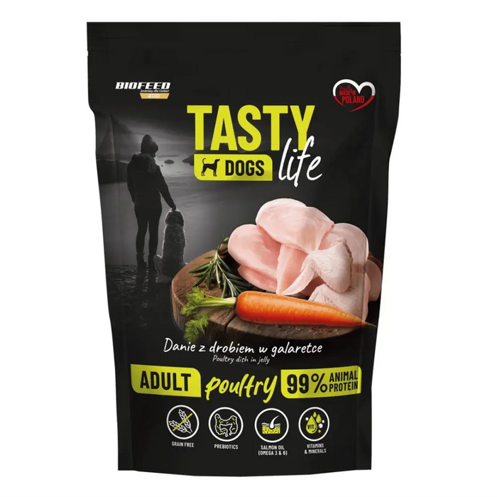 BIOFEED Tasty dog life drób 90% saszetka 500g - Wet foodDLP-KAM<<<For the dogDLP<<<ActionPL