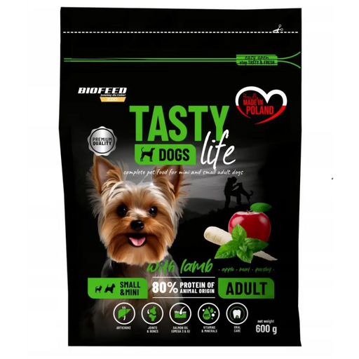 BIOFEED Tasty Life Adult Small Lamb - dry dog food - 600g - Dry foodDLP-KAS<<<For the dogDLP<<<ActionPL