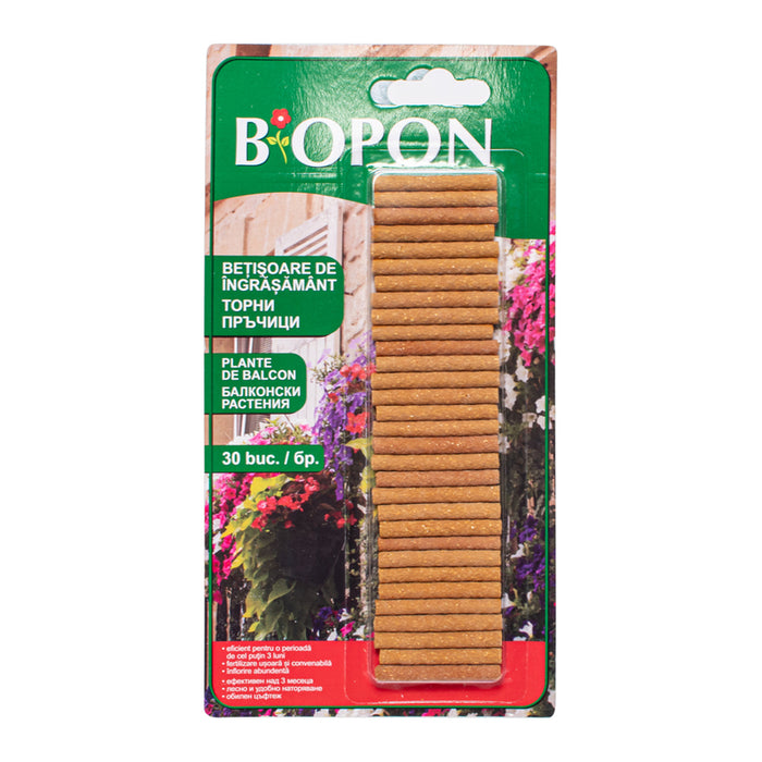 FERTILIZER ON STICKS FOR BALCONY 30PCS BIOPON