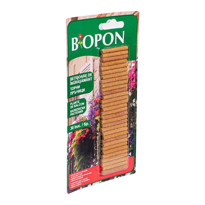 FERTILIZER ON STICKS FOR BALCONY 30PCS BIOPON