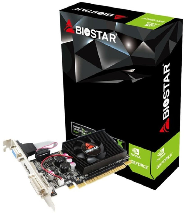 Video card BIOSTAR GeForce 210, 1GB, GDDR3, 64 bit, DVI-I, D-Sub, HDMI
