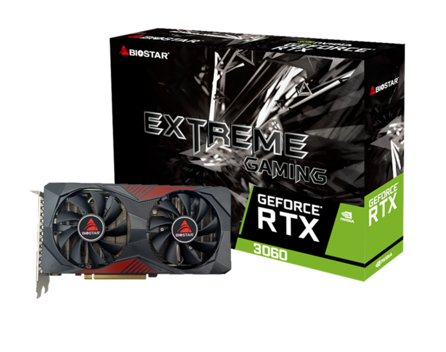 Video card BIOSTAR GeForce RTX 3060 12GB GDDR6