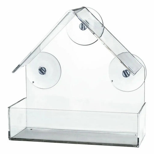 Bird feeder Trixie Transparent 225 ml 15 × 15 × 6 CM - Домашни Животни<<<Дом Градина<<<BigBuy&&&Купички за храна и