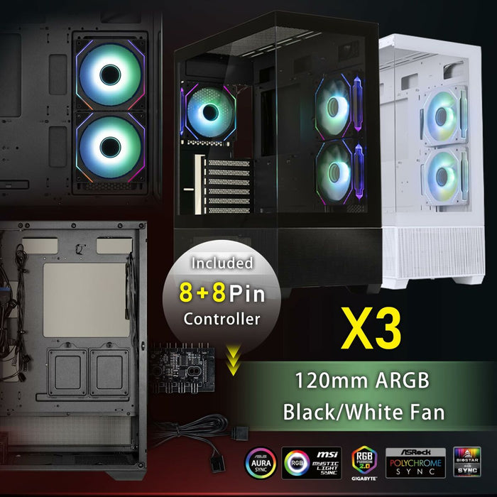 ATX Semi-tower Box BitFenix CETO Basic White