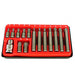 BITS SET T20-T55 FORCE JN62480 - Гаечни ключове<<<Ръчни инструменти<<<Инструменти и железария<<<Praktiker&&&Гаечни