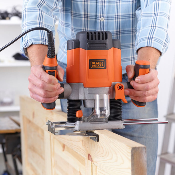 Black & Decker KW1200EKA-QS router/trimmer Black Grey Orange - Plunge routersNEL-FRE<<<Electric
