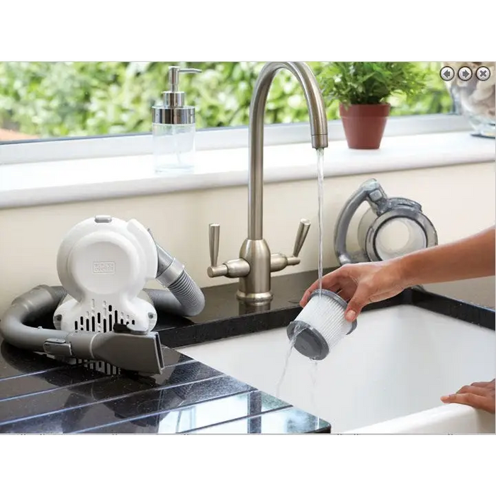 Black & Decker PD1820LF handheld vacuum Black Chrome Bagless - Vacuum cleanersAGD-ODK<<<Home Appliance