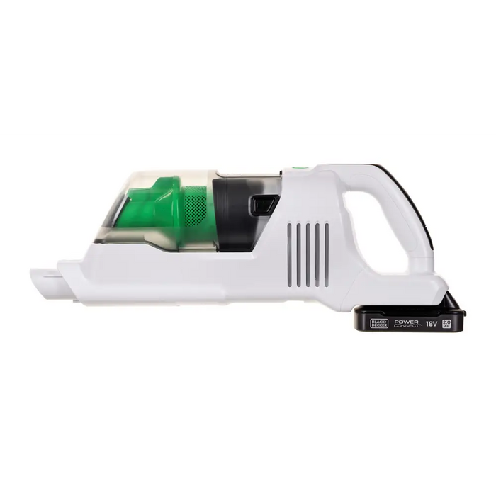 Black & Decker REVSV18D1 stick vacuum/electric broom 2-in-1 stick vacuum Battery Dry Bagless 0.5 L 36 W Green White 2